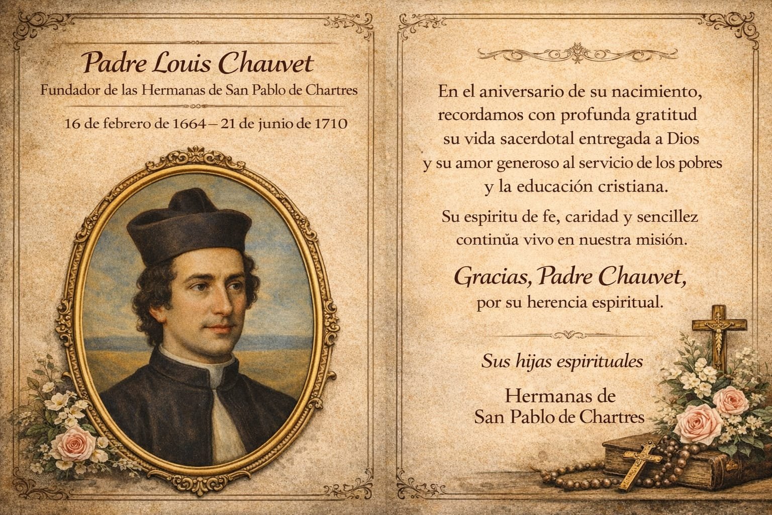 Padre Louis Chauvet, fundador